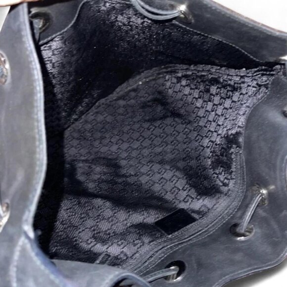 Vintage Gucci Black Suede Hobo Bag - Picture 4 of 6